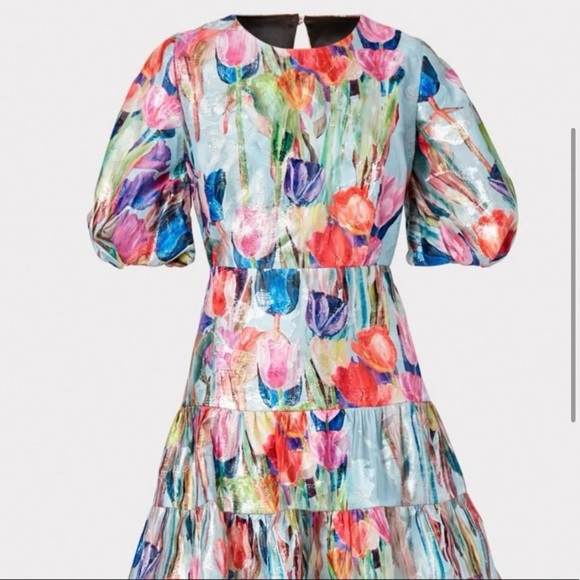 NWT Milly Arlette Tulip Dress - Picture 2 of 6